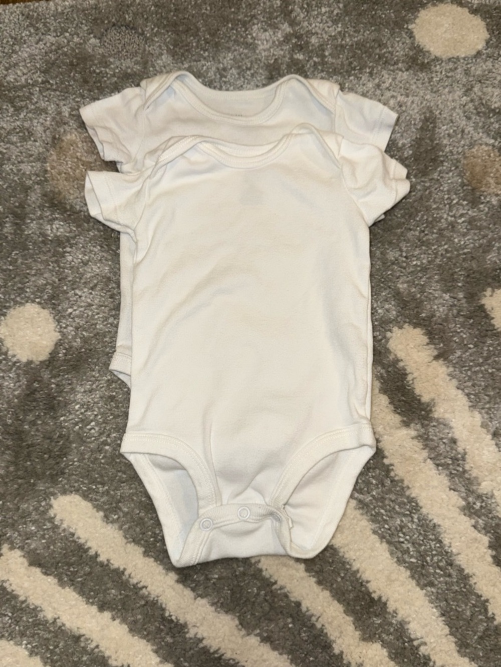 Little Planet Organic by Carter Classic White Baby One-Piece Bodysuit Pack of 2
